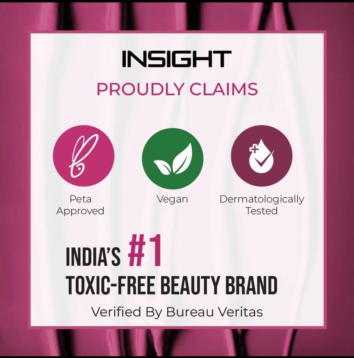 INSIGHT 24 Hrs Non-Transfer Matte Lipstick | Lightweight, Highly Pigmented, Long Wear | Kiss Proof & Smudge Proof | With Vitamin E & Jojoba Oil | Vegan, Toxin Free | Shade 07 - Feeling Bubbly (3g)