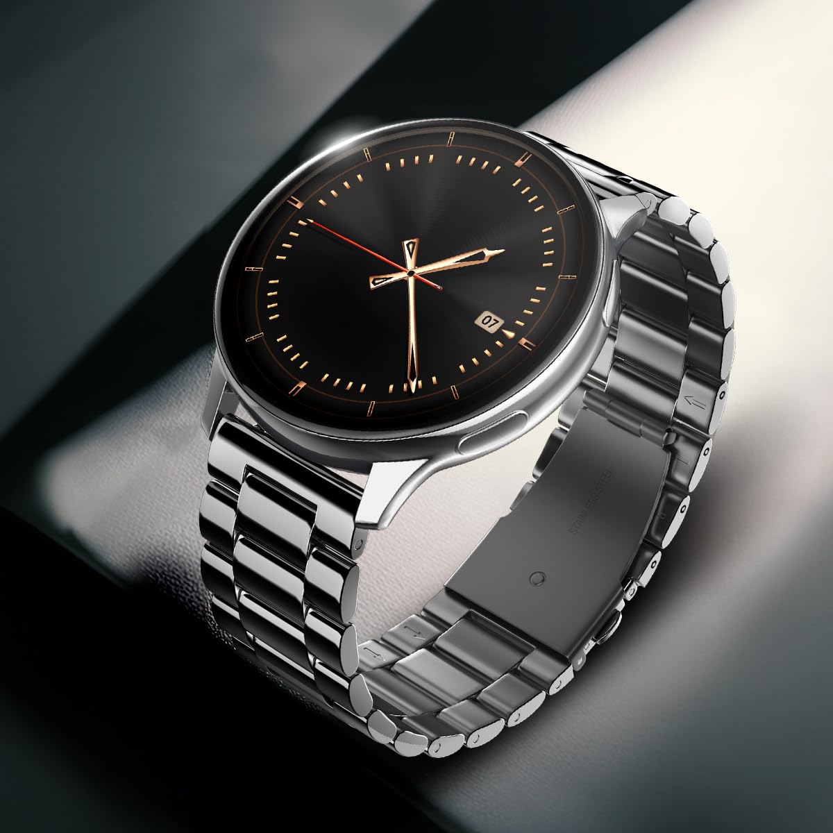 Noise Vortex Plus 1.46” AMOLED Display, AoD BT Calling, Sleek Metal Finish, 7 Days Battery Life, All New OS and with 100+ Watch Faces & Health Suite (Metal Black)