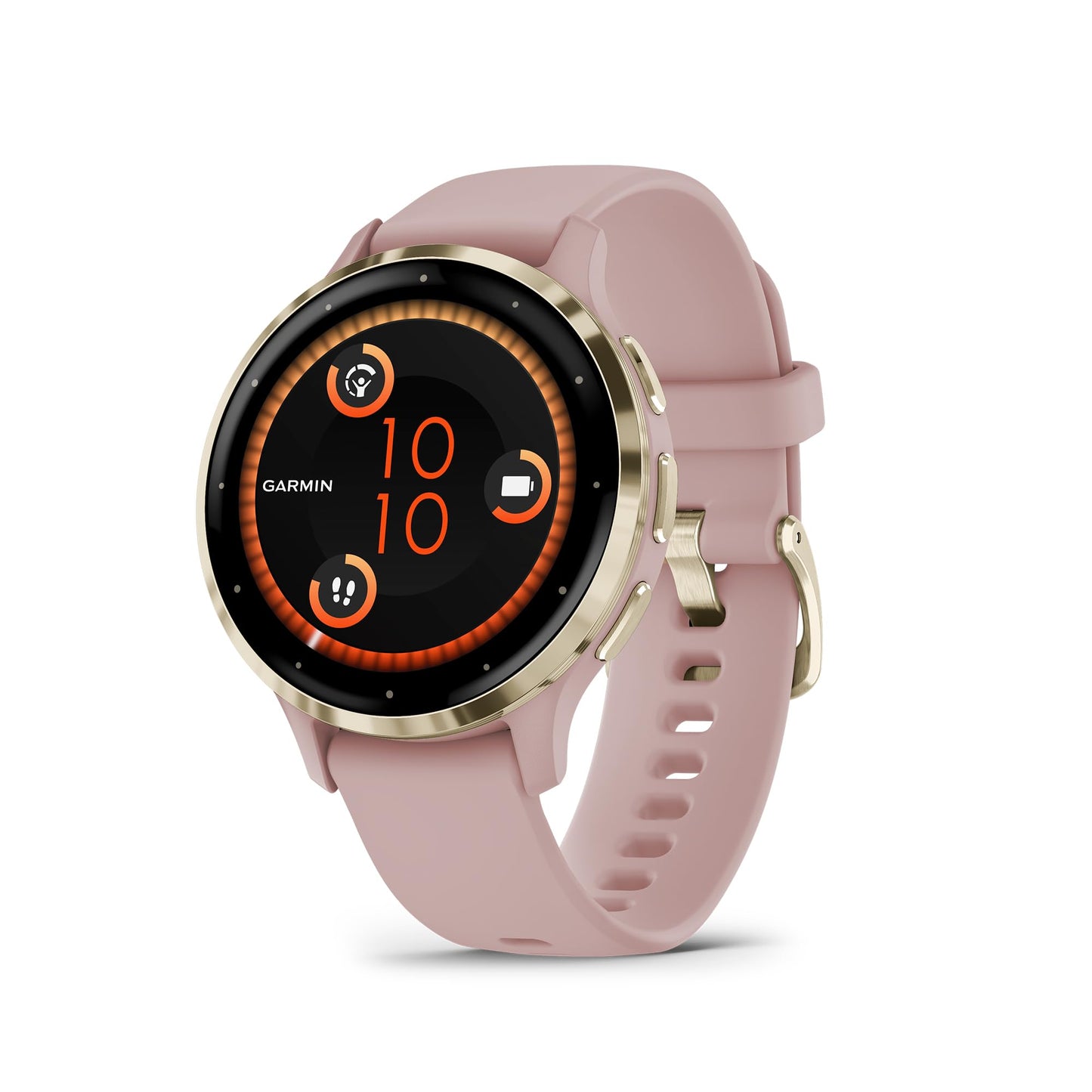 Garmin Venu 3S, GPS Smartwatch AMOLED Display 41 mm Watch, Advanced Health and Fitness Features, Up to 14 Days of Battery, Wheelchair Mode | GPS, WI-FI | GPS, WI-FI, DUST Rose + Soft Gold