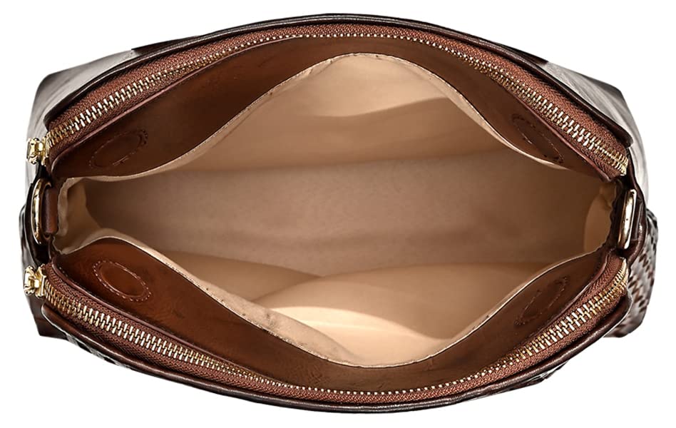 eske Women's Western (Dark Tan Hand-Stitched Braided)