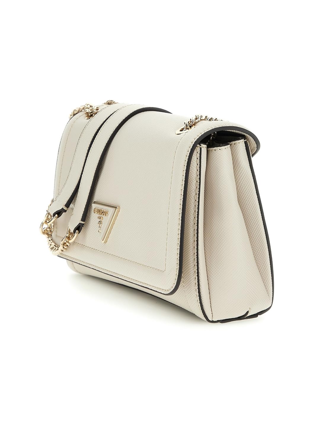 Guess Women's Beige Textured Crossbody Bag| Ladies Purse Handbags | Gift For Ladies