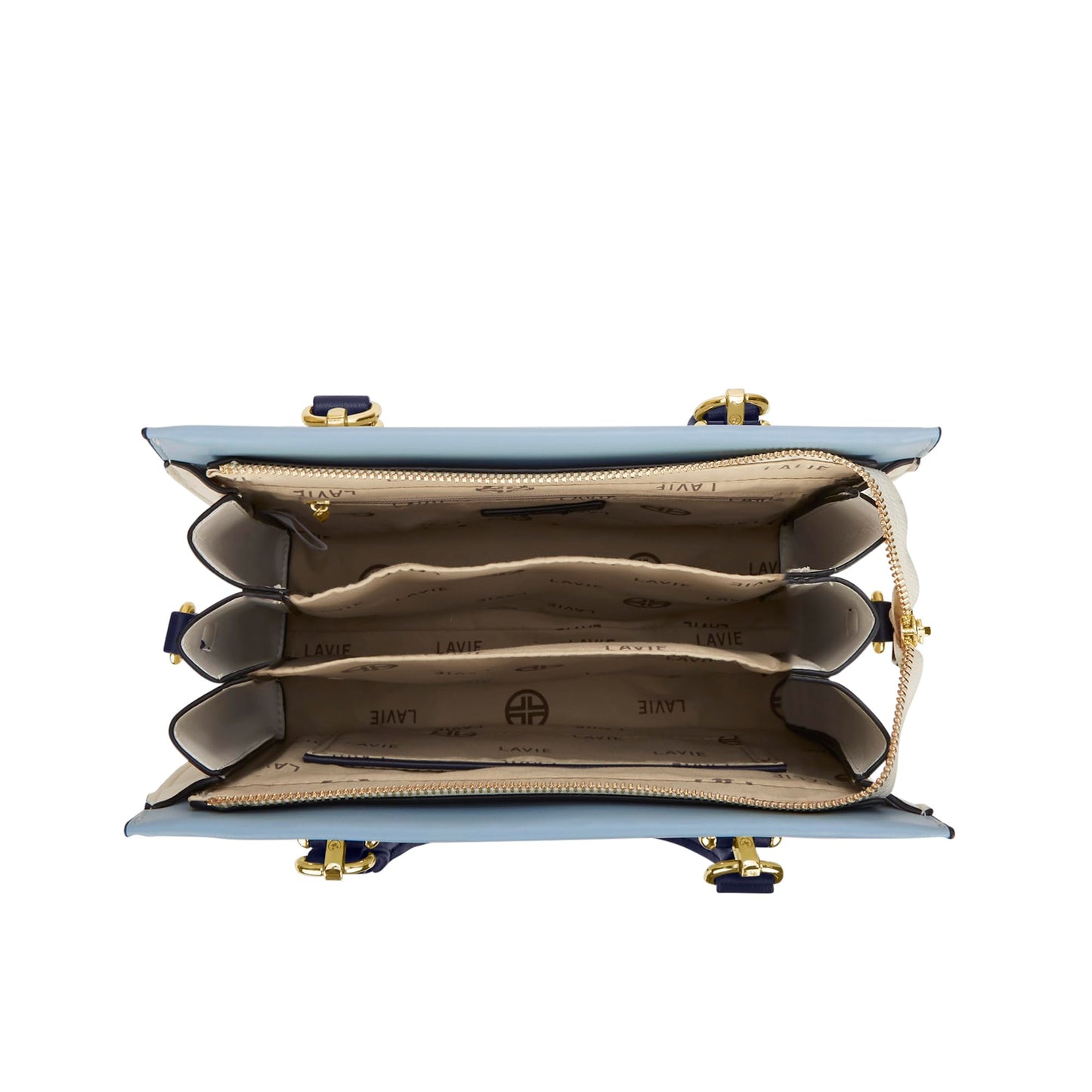 Lavie Luxe Women's Wella 3 Compartment Satchel Bag | Satchel Handbag for Work | Ladies purse | Stylish Shoulder Bag | Gift for Women