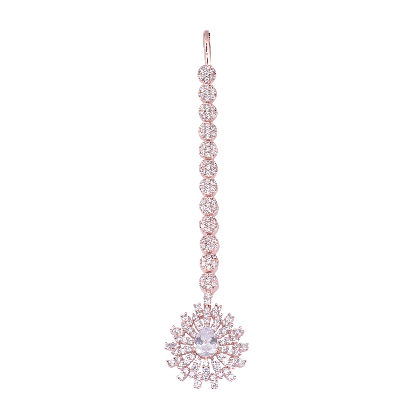 Saraf RS Jewellery-Drop-shaped Maang Tikka Handcrafted and stylish for Women & Girls
