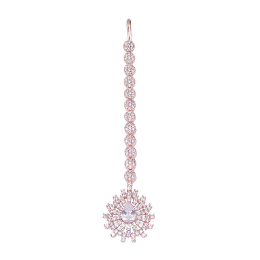 Saraf RS Jewellery-Drop-shaped Maang Tikka Handcrafted and stylish for Women & Girls