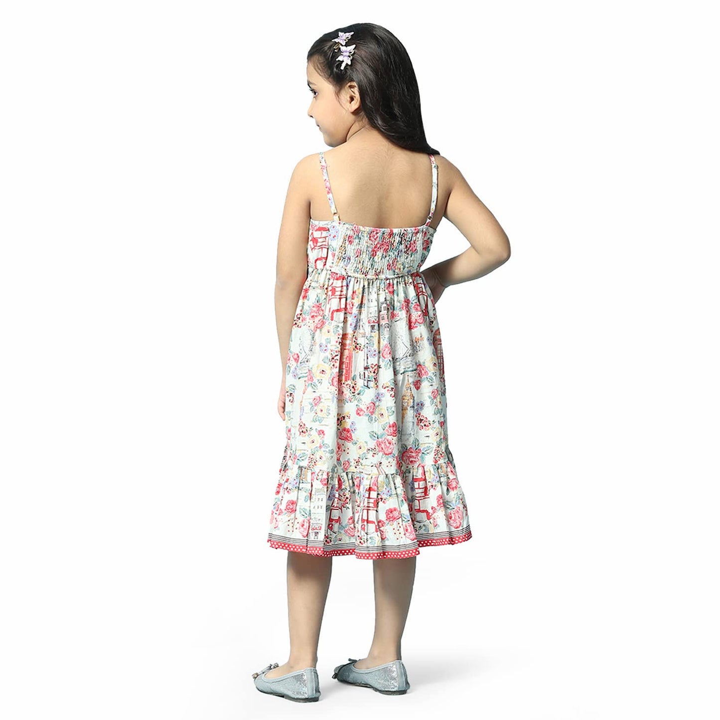 BIBA Girl Printed Kid(KW5271_Off White_5)