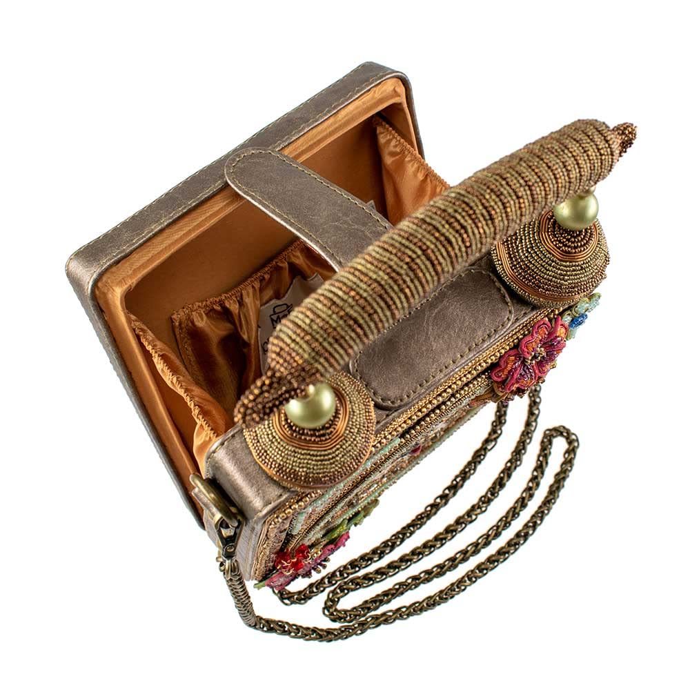 Mary Frances Time of Your Life Top Handle Clock Handbag, Multi, Multi