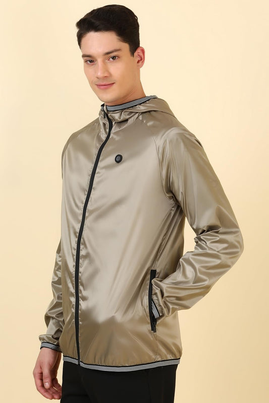 Allen Solly Men's A-Line Coat (ASJKLJBOF734329_Brown