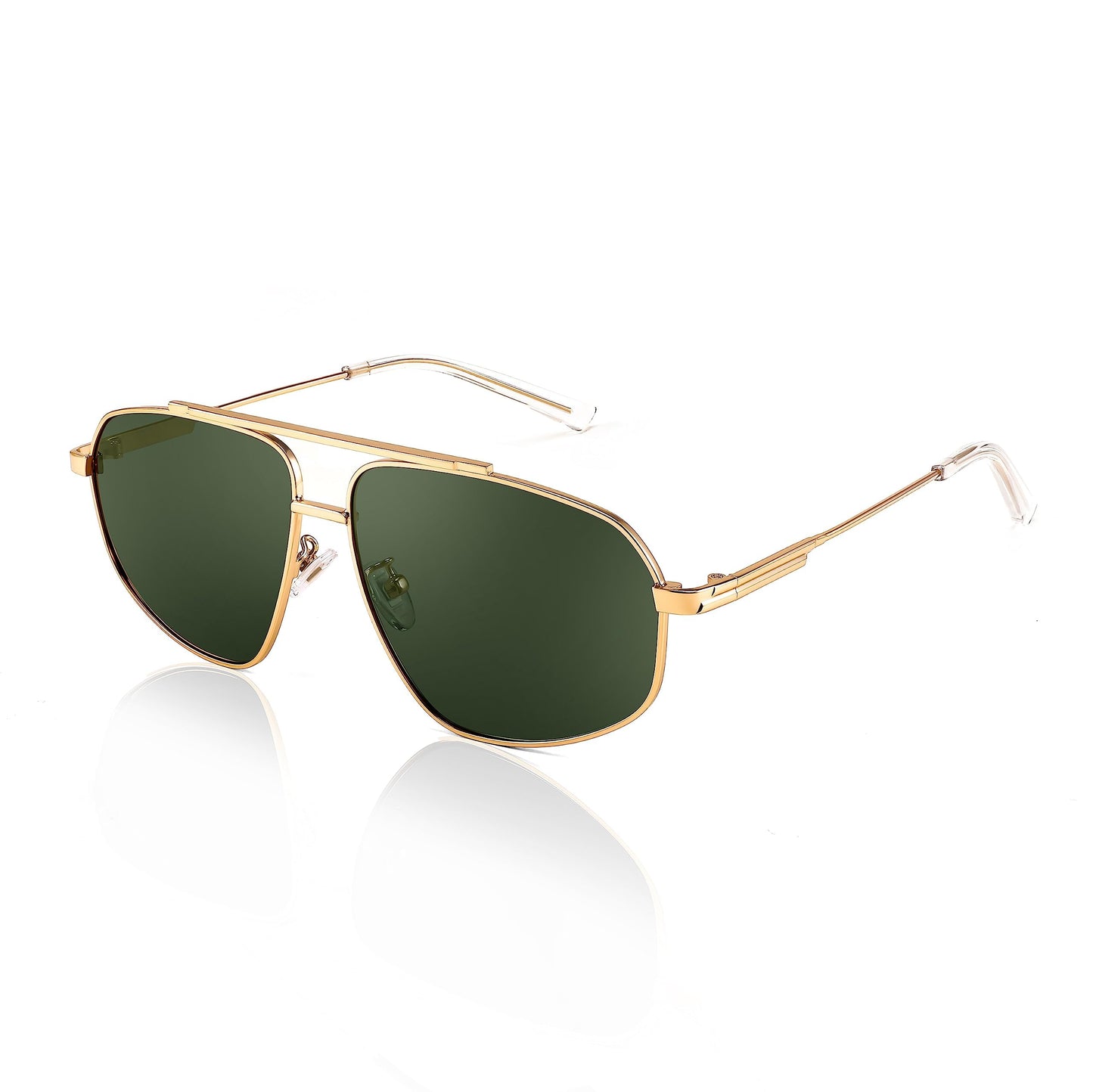 Karsaer Retro Aviator Polarized Sunglasses Women Men 90s Small Vintage Shades Trendy Mirrored Sunglasses E1101