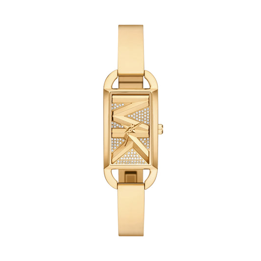 Michael Kors Stainless Steel Analog Gold Dial Women's Watch-Mk4840, Band Color:Gold