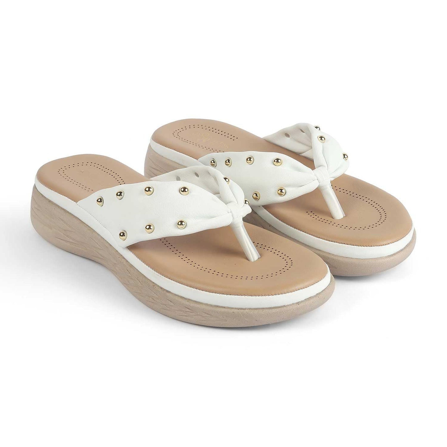 tresmode HAIV Women's Wedges Sandals Platform Heels - Round Open Toe Comfortable Soft Footwear