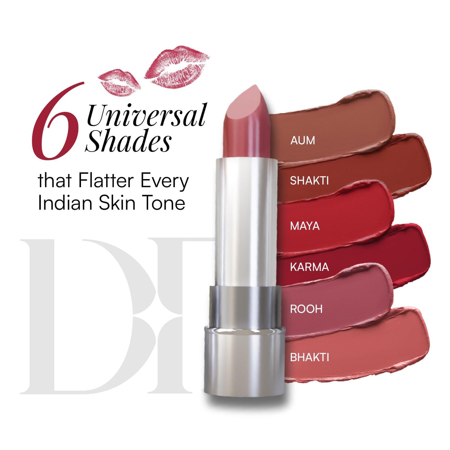 Dream Beauty Intuition Lipstick – ROOH | Mauve Pink | Creamy Matte, Smooth Glide | Lightweight, Non-Drying, High Color Payoff | Everyday Wear | 4.2g