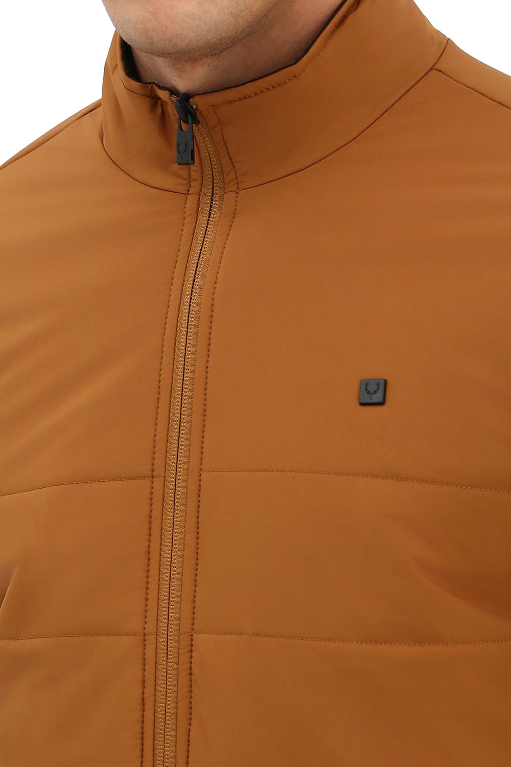 Allen Solly Men's A-Line Coat (ASJKQRGF363293_Brown