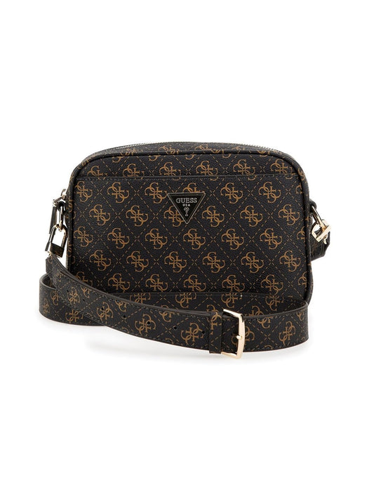 GUESS Women's Black Printed Crossbody Bag| Ladies Purse Handbags | Gift For Ladies