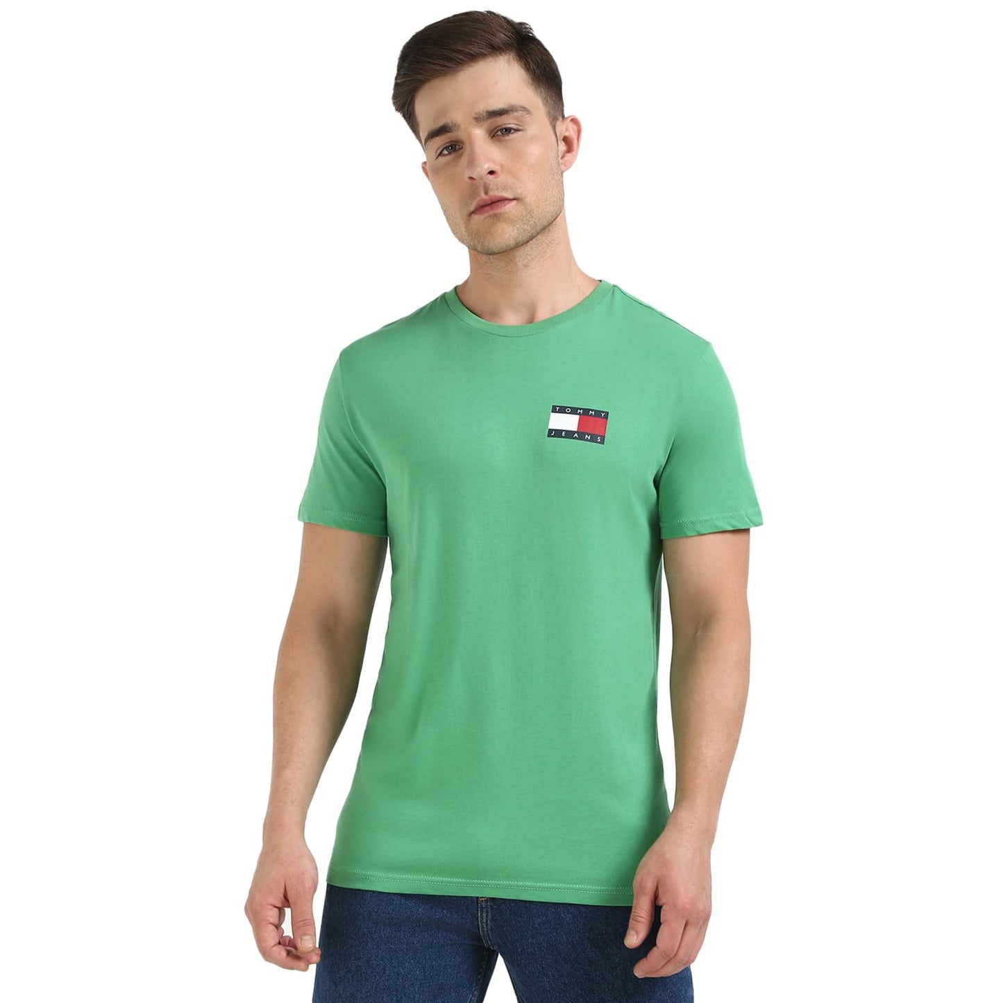 Tommy Hilfiger Mens Green Color Tshirt (L)
