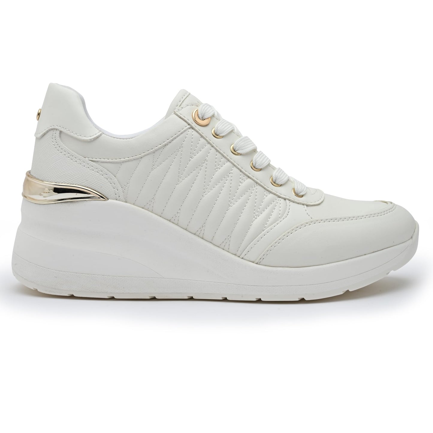 Aldo GRADSKIYA-IN100 Ladies White Wedge Sneakers