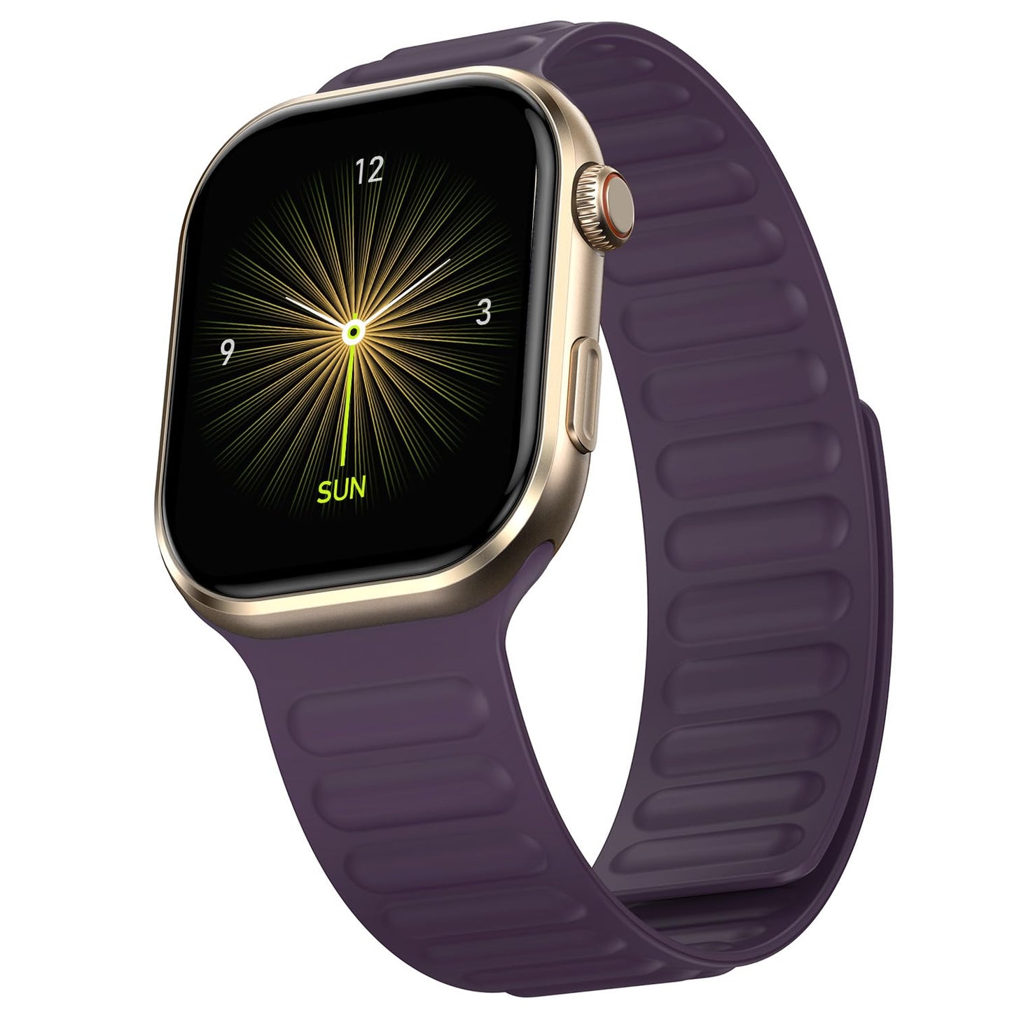 Fire-Boltt Brillia Pro Smart Watch with 51.3mm (2.02 inch) AMOLED Display, Bluetooth Calling, SpO2, Heart Rate Monitoring, 120+ Sports Modes, IP67 Waterproof, Long Battery Life (Wine Mag)