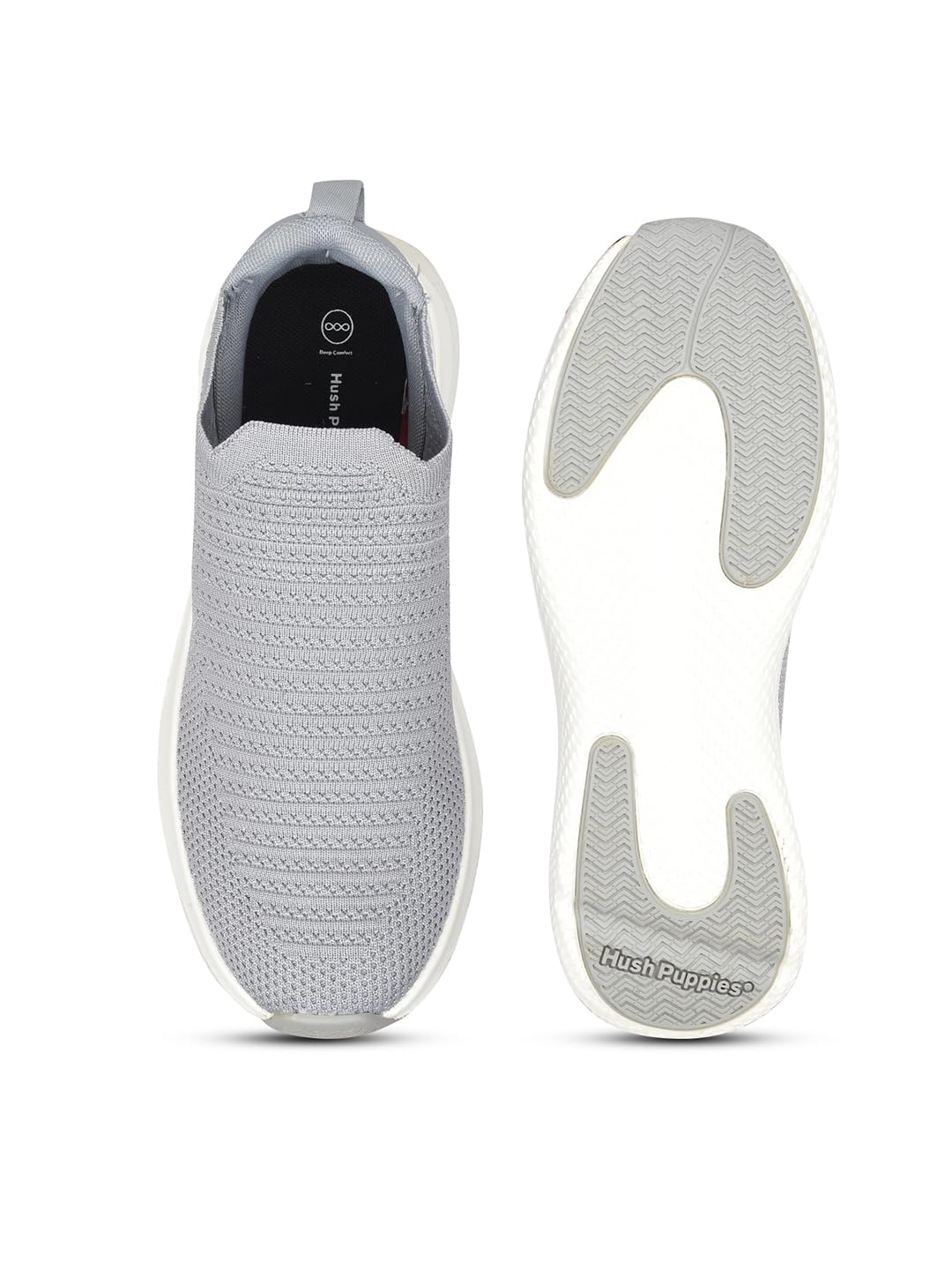 Hush Puppies Womens Casual Shoes - Grey (6Uk)