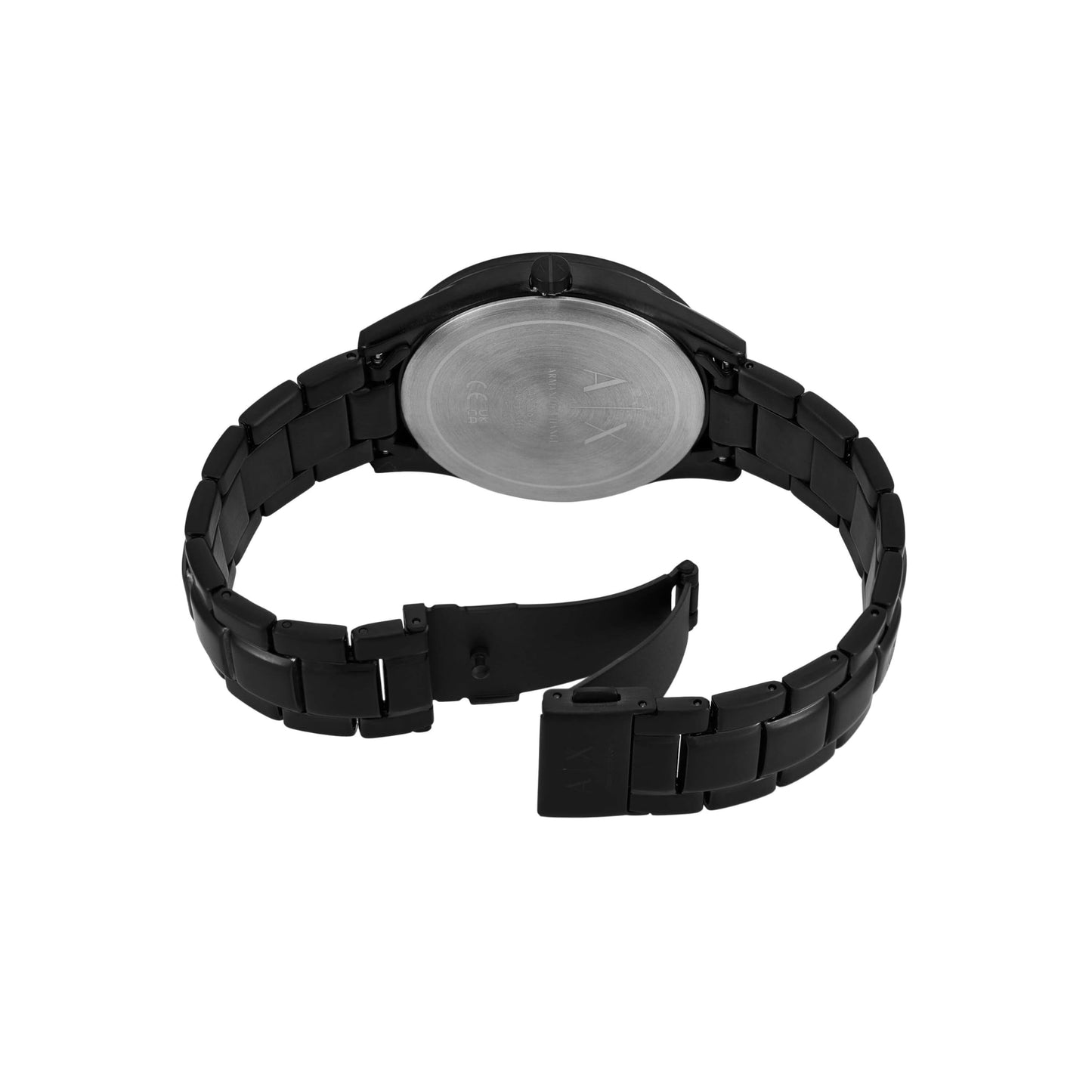 Armani Exchange Stainless Steel Analog Black Dial Men's Watch-Ax7160Set, Band Color:Black