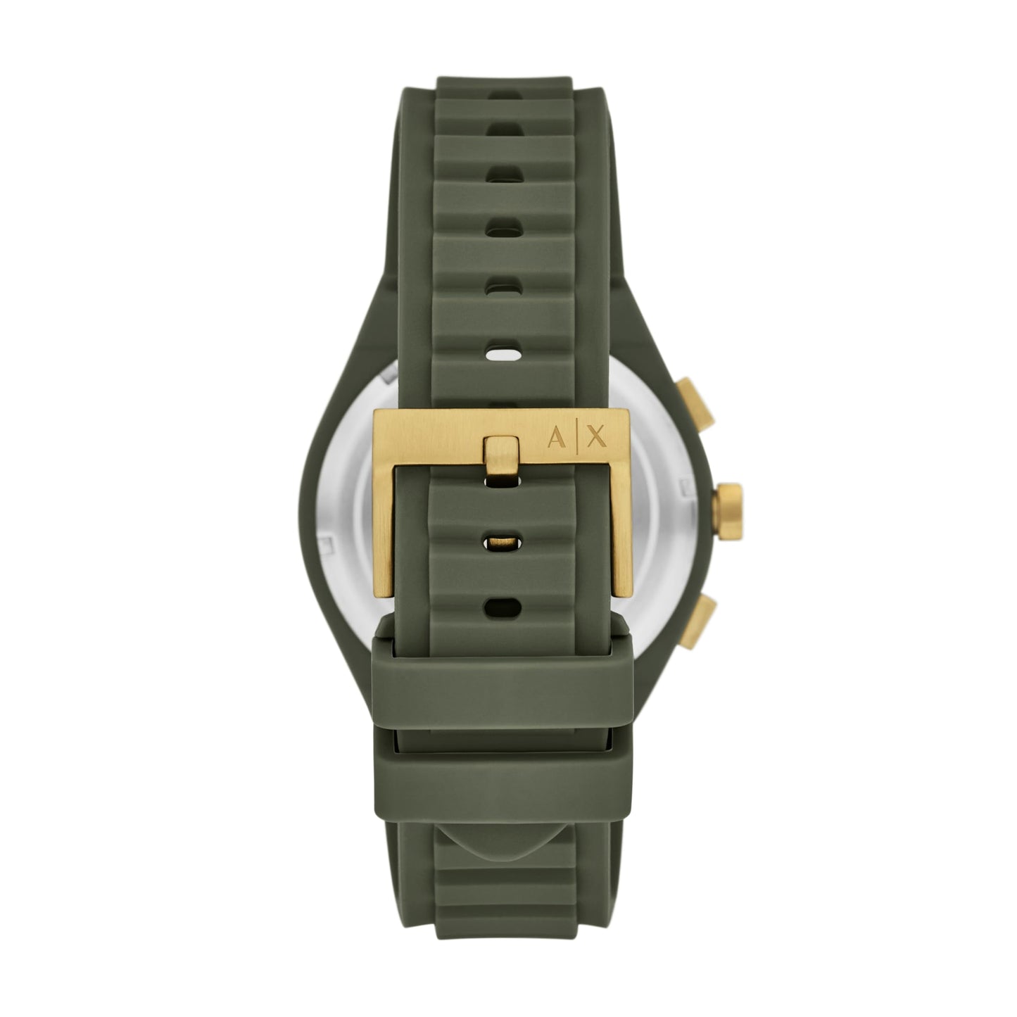 Armani Exchange N/A Green Quartz Silicone Watch AX4169