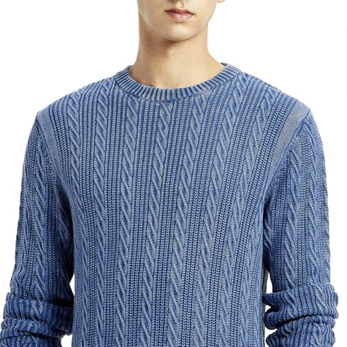 Levi's Men's Blue Crew Neck Sweater