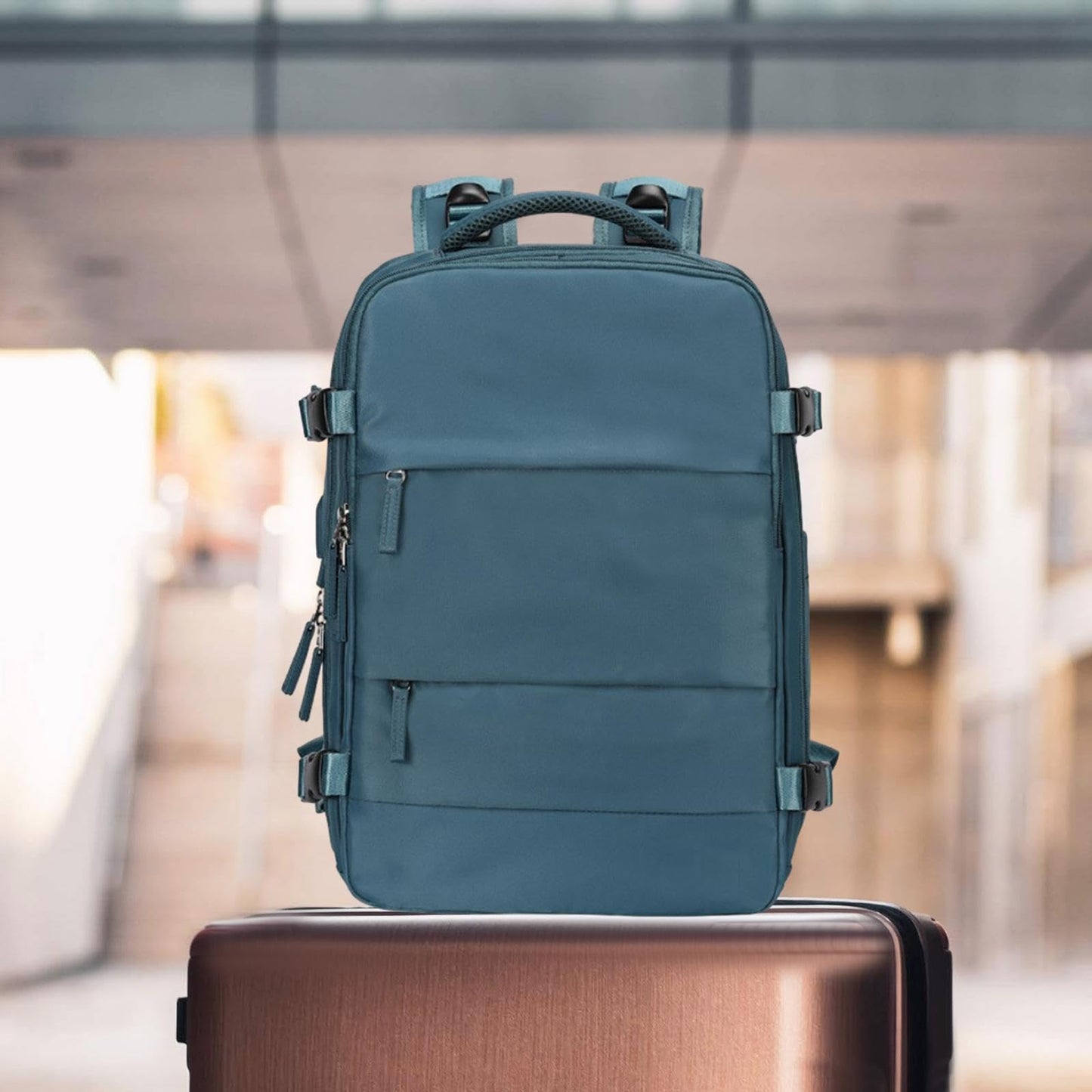 Generic Carry on Backpack for Women Rucksack Traveling Backpack for Hiking Overnight Blue|Clothing, Shoes & Accessories | Mens Accessories | Backpacks, Bags & Briefcases