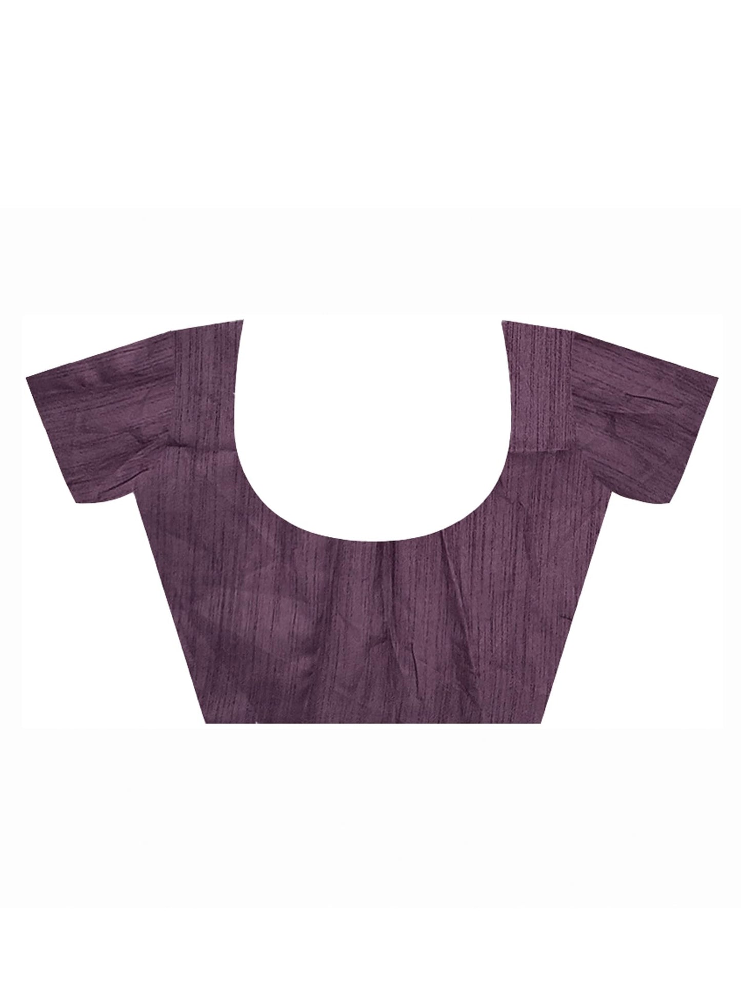 AKHILAM Women's Georgette Purple Embellished Designer Saree With Blouse Piece (CHNDANI20_VP)