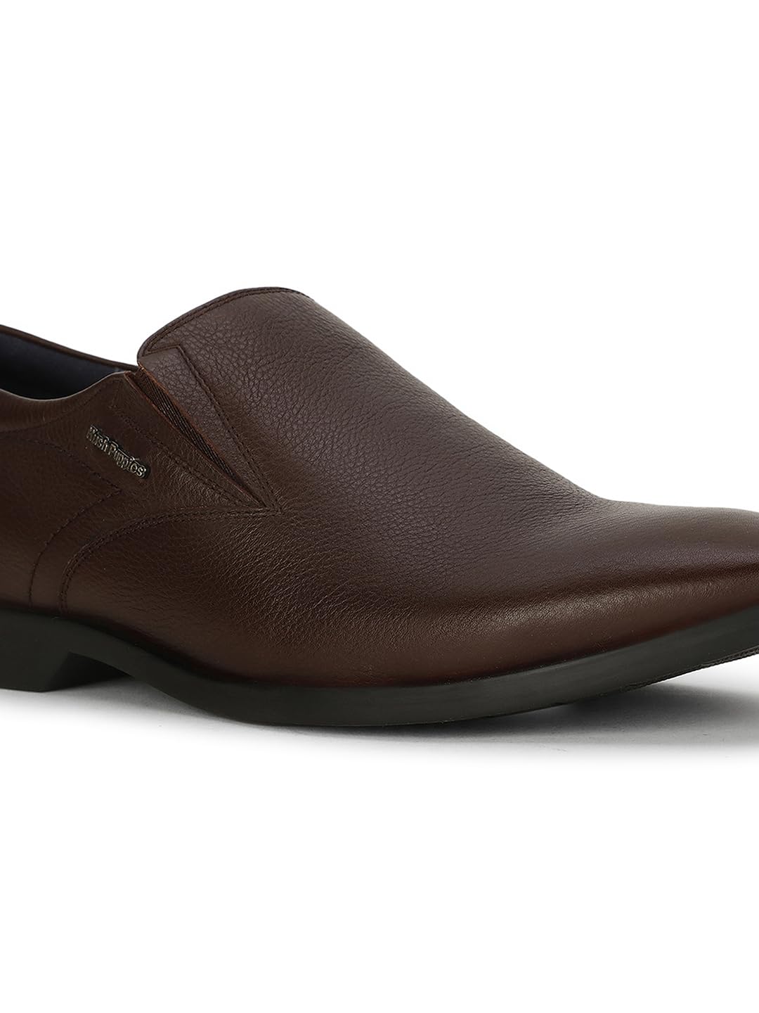 Hush Puppies Mens Aaron Slipon E 23 Dark Brown Formal Shoes - 8 UK (8554001)