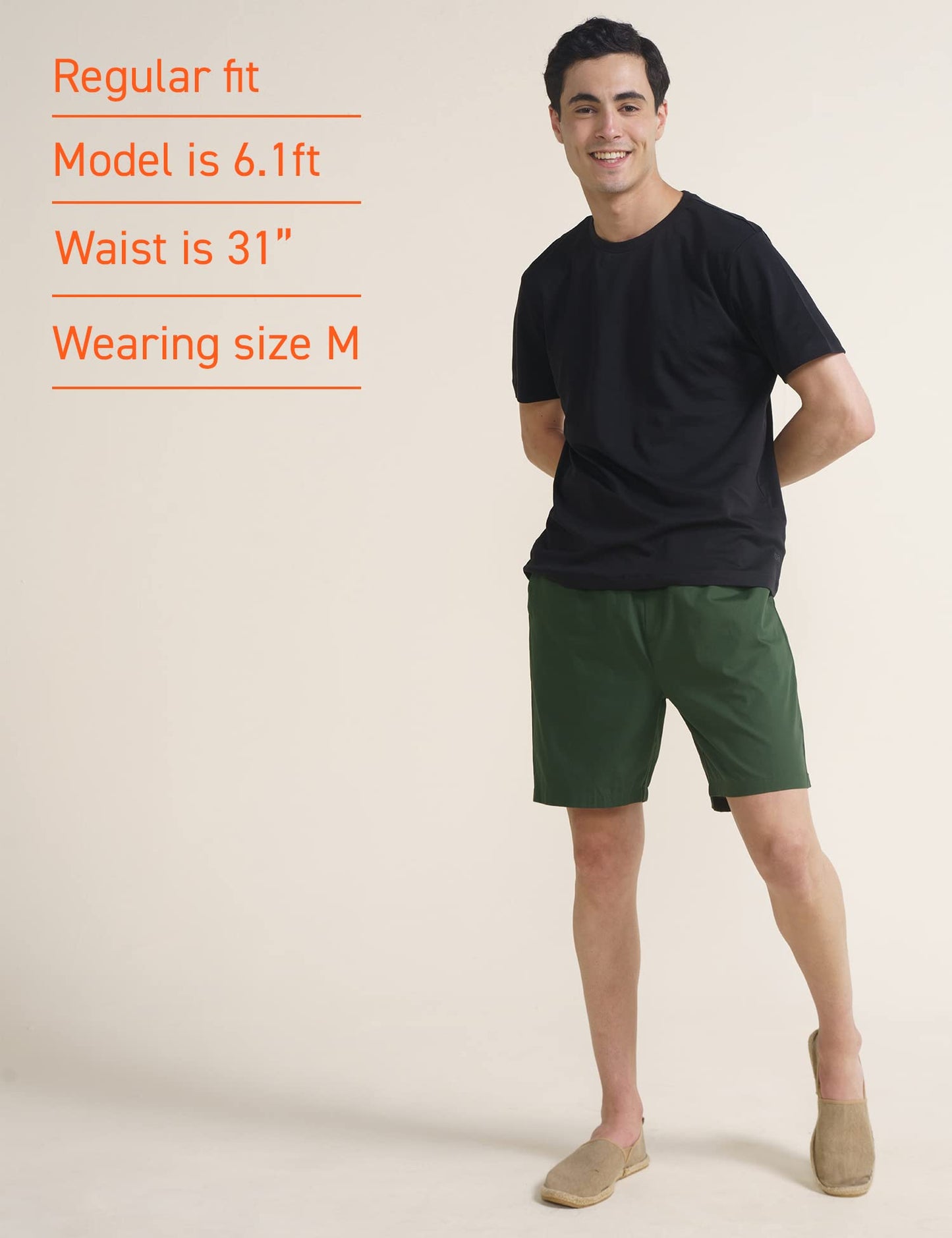 DAMENSCH Statement Ultra-Light Casual Lounge Shorts-Pack of 1-Forest Green-X-Large