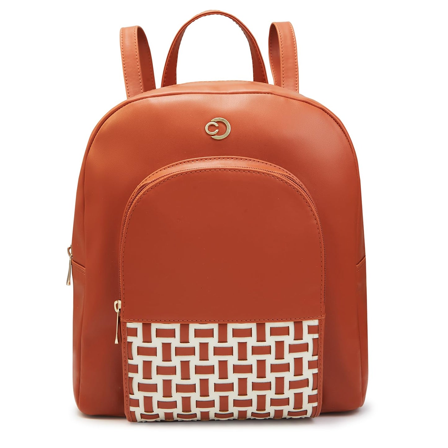 Caprese ZETA BACKPACK LARGE TAN QUILTED WOMEN'S BAG