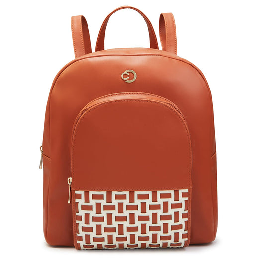 Caprese ZETA BACKPACK LARGE TAN QUILTED WOMEN'S BAG