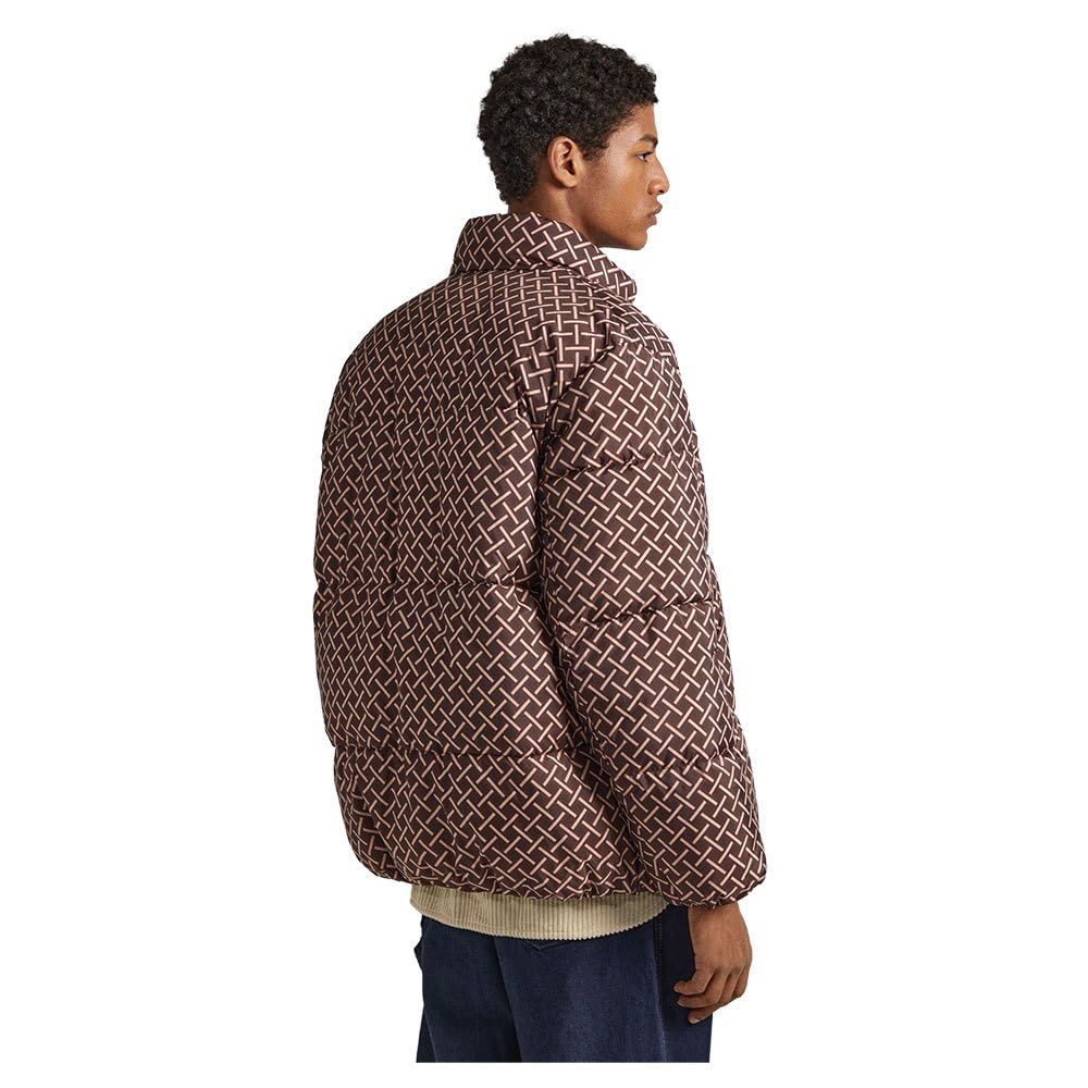 Pepe Jeans Men's A-Line Coat (PM402828_Trail Brown
