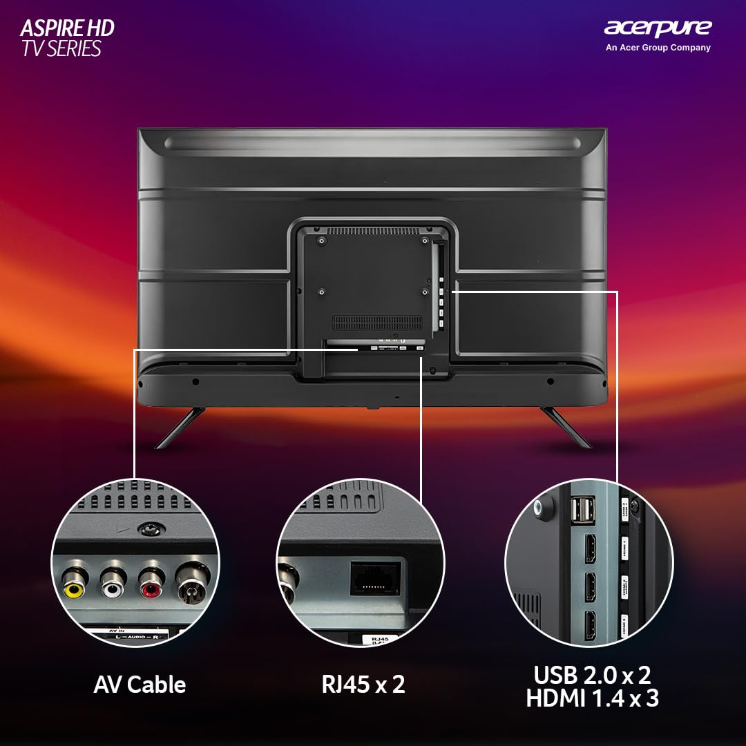 Acerpure 80 cm (32 inch) Aspire Series HD LED Smart Google TV AP32HG41AASPD Model (Black)