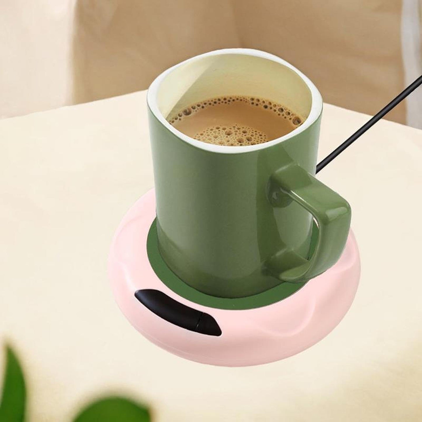 TRENDYNEST 2xElectric Cup Warmer Heating Plate Coffee Warmer for Hot Chocolate Milk Pink|Home & Garden | Kitchen, Dining & Bar