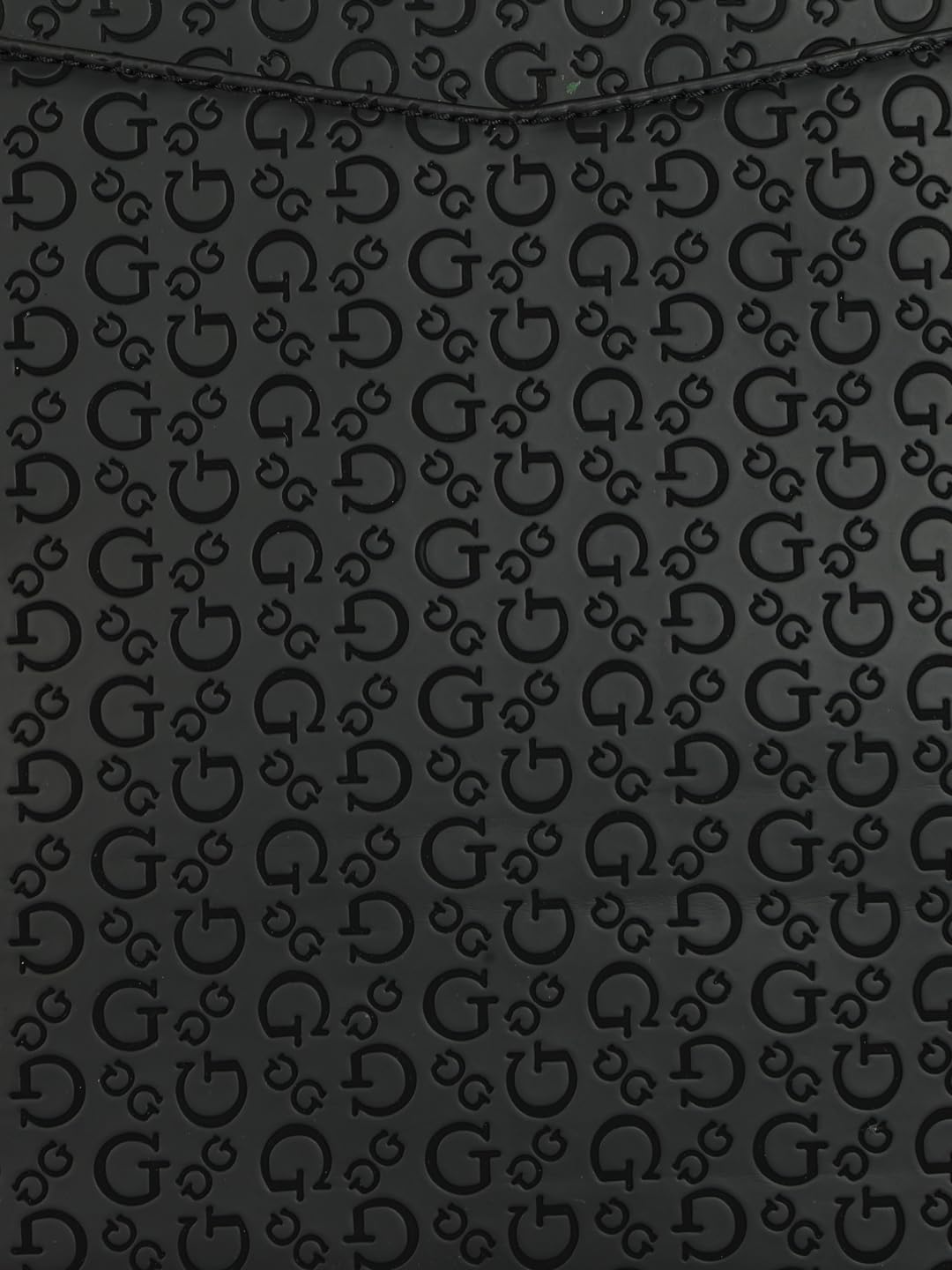 Guess Embossed Black Women Tote Bag