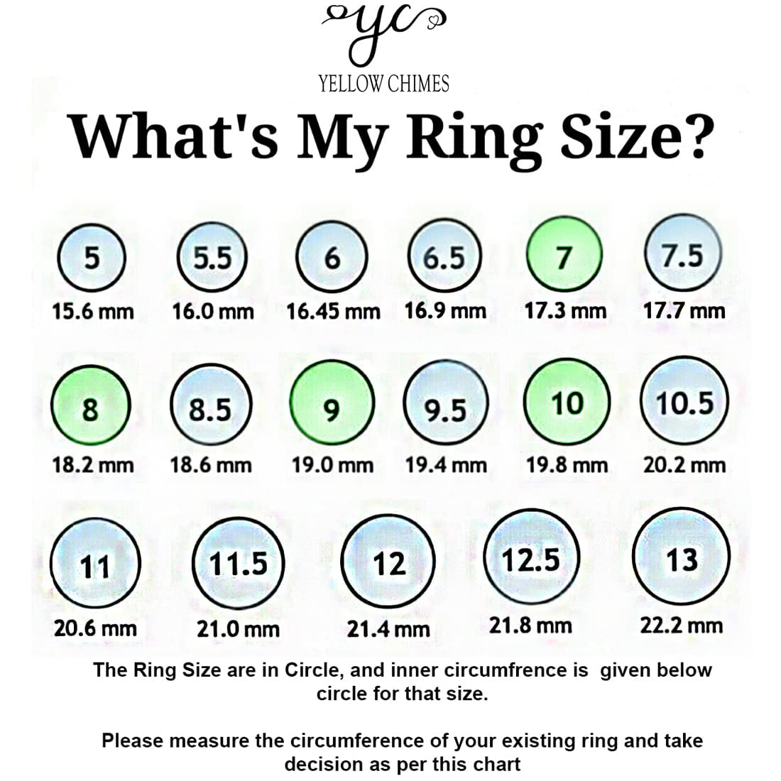 Yellow Chimes Rings for Women and Girls | Gold White Crystal Studded Adjustable Ring | Gold Plated Finger Rings | Birthday Gift for Girls and Women Anniversary Gift for Wife