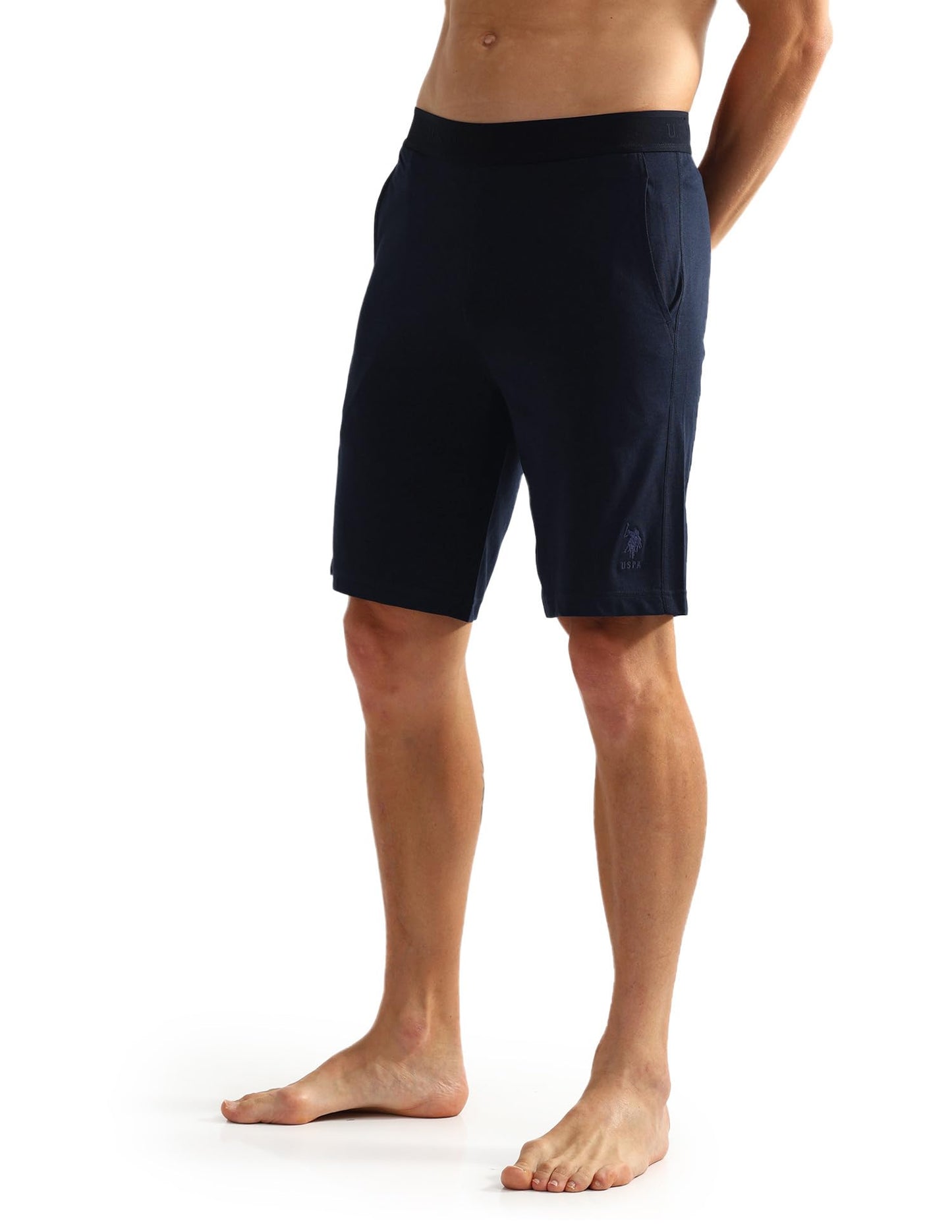 U.S. POLO ASSN. Men's Hybrid Shorts (LS001-PL_Navy