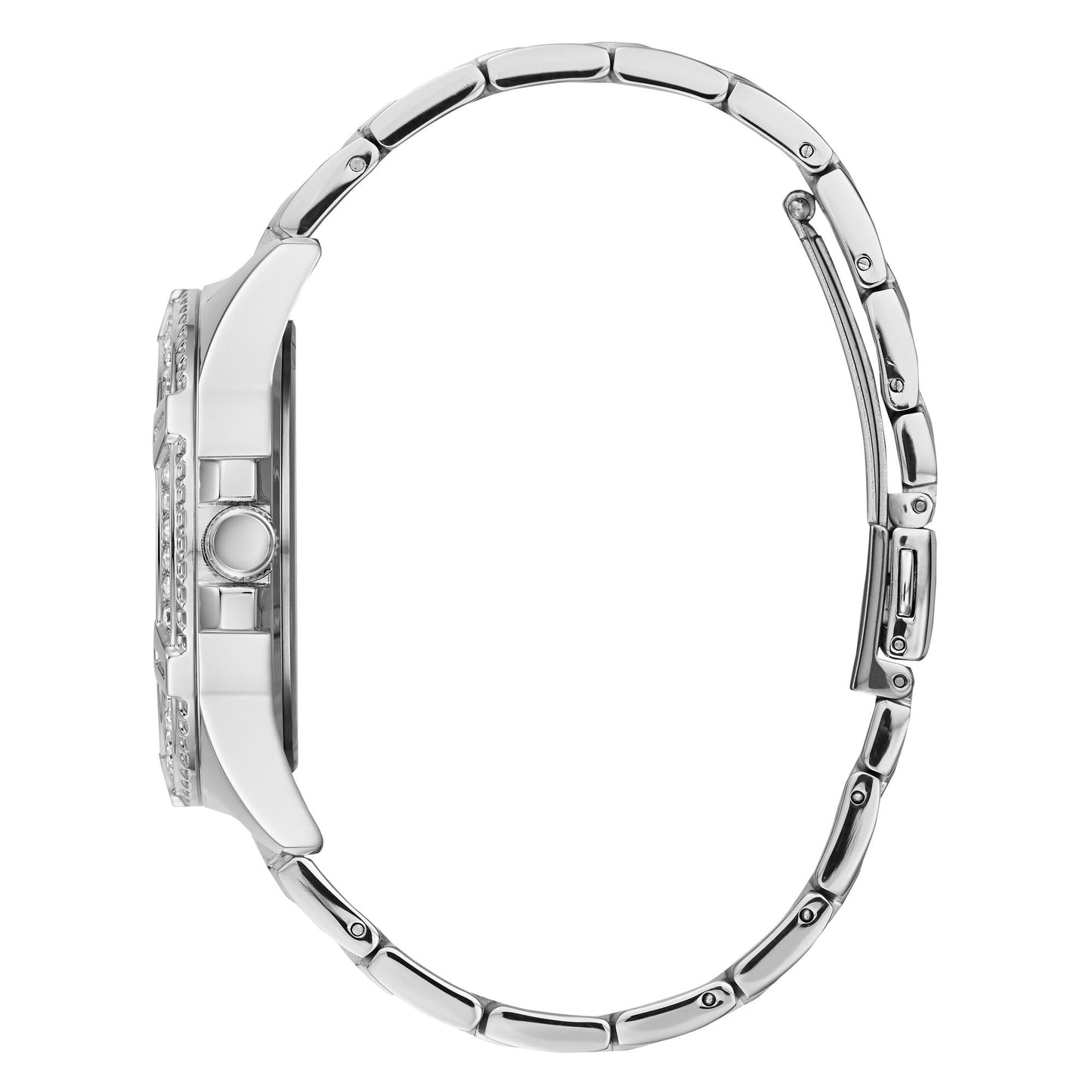 Guess Analog Silver Dial Women's Watch - W1156L1