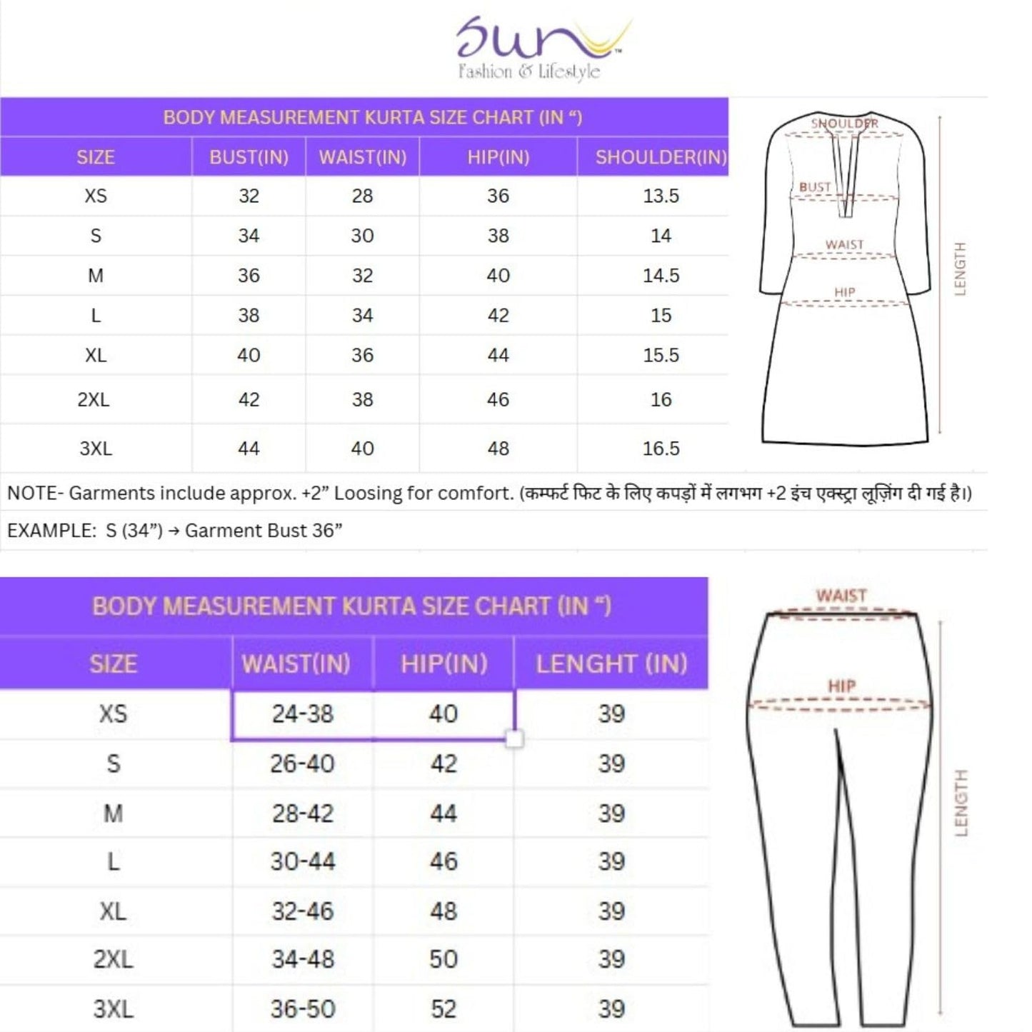 Sun Fashion And Lifestyle Kurta Sets for Woman | Kurti Set | Women's 3 Piece Kurta Pant Dupatta Set | Cotton Blend Kurta Woman | Elegant Suit for Women | Dupatta (KPD63_Purple_L)