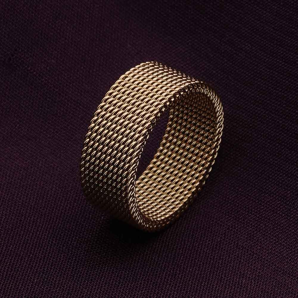 PALMONAS Gilded Chain Ring