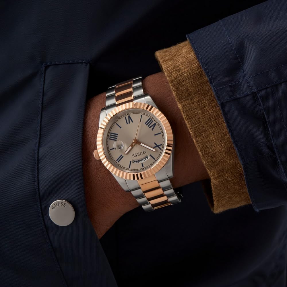 GUESS Connoisseur Grey Round Dial Analog Men's Watch - GW0265G13