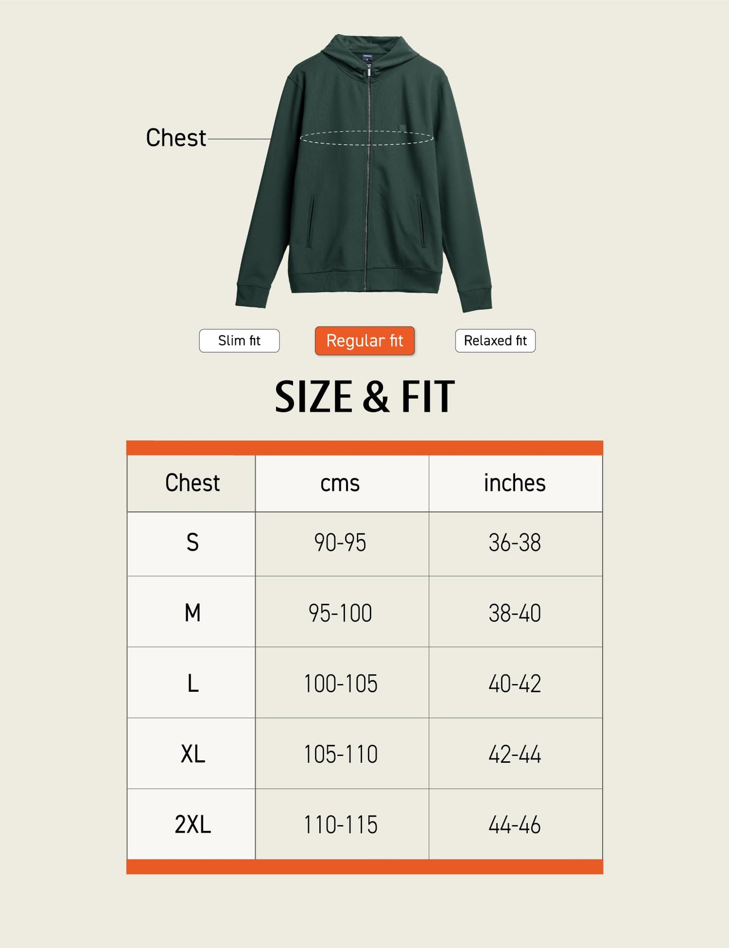 DAMENSCH Regular Fit Matt Solid Premium Microfibre Elastane Zipper Hoodie Dyes Soft Inner Fleece Fabric for Softer Feel, Comfortable Casual Wear Hoodie for Men - City Grey - L