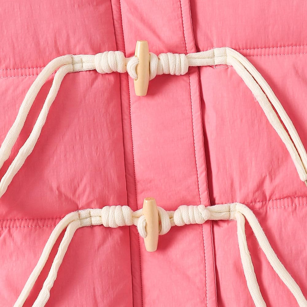 Hopscotch Girls Nylon Waist Length Jackets in Pink Color For Ages (2-3 Years)