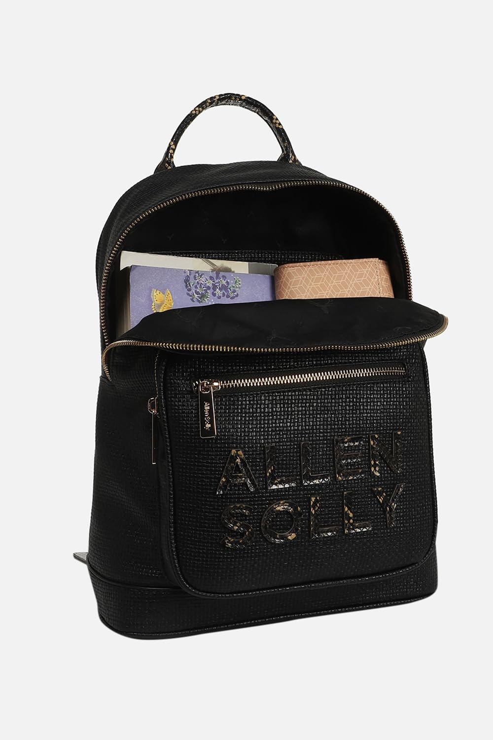 Allen Solly Women Black Casual Backpack
