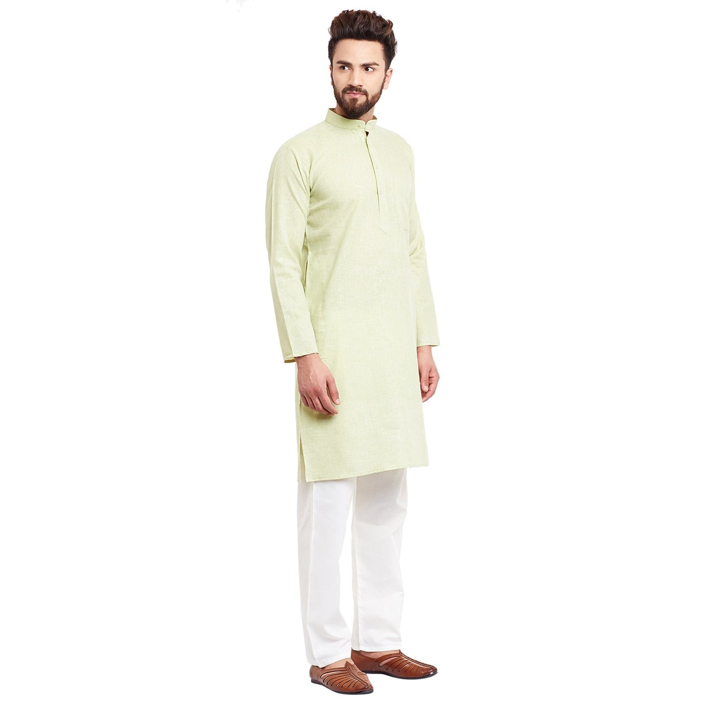 SOJANYA (Since 1958 Men's Cotton Linen Kurta Pyjama