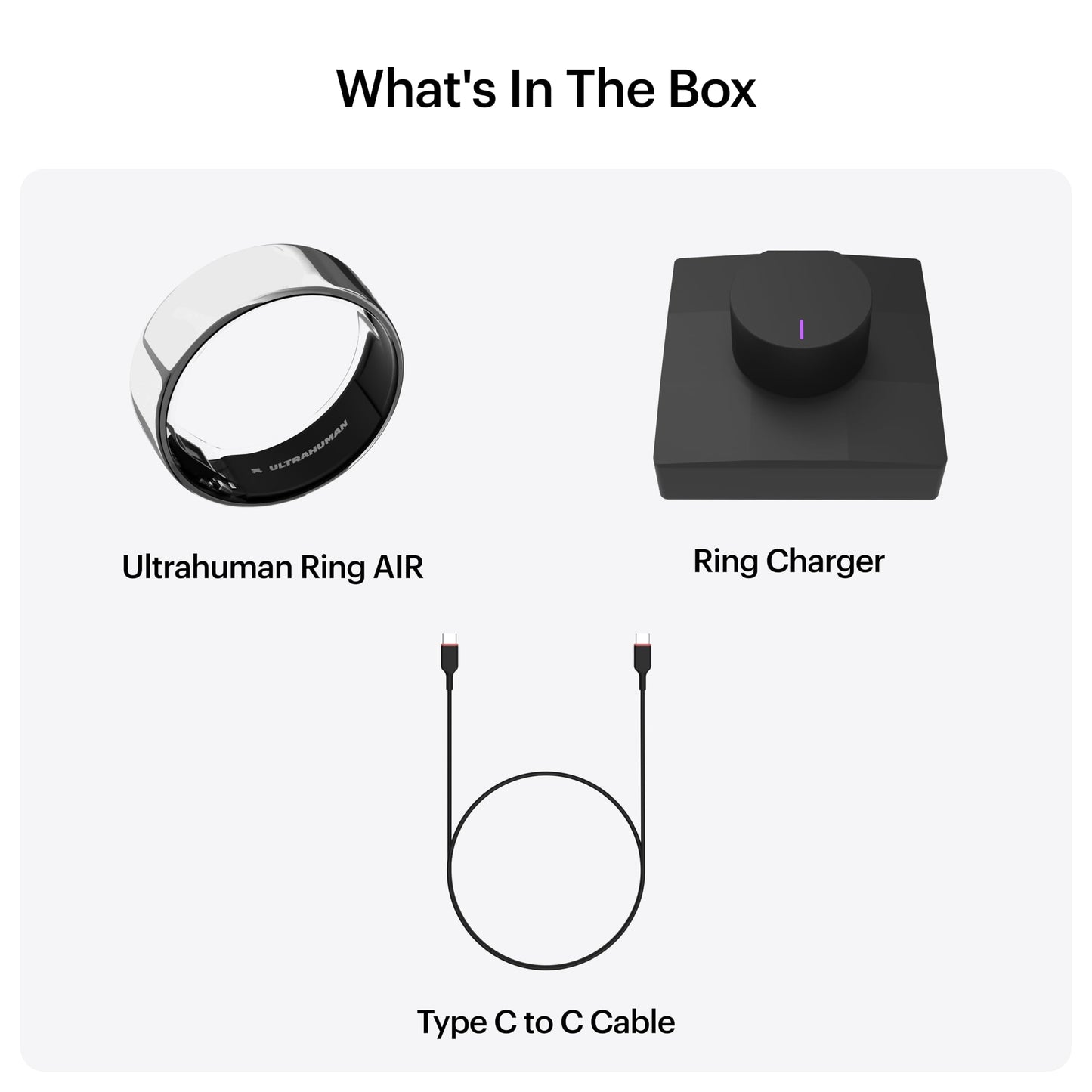 ULTRAHUMAN Ring AIR-Smart Ring Activity Tracker, Size First Sizing Kit,Sleep Tracker,Smart Ring for Men/Women,Fitness Tracker (Space Silver, 11)