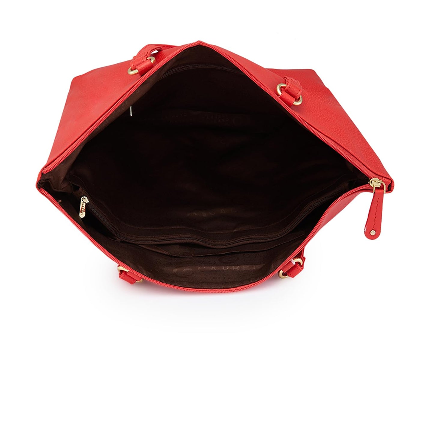 Caprese Ivy Tote Bag, Large-Red | Stylish Handbag for Women | Spacious, Versatile Office & Daily Essentials Tote | Top Zip Closure