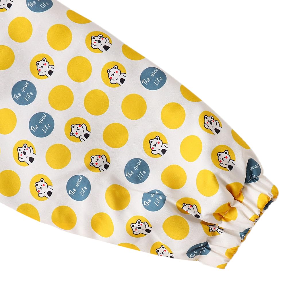 Hopscotch Girls Polyester Waist Length Jackets in Yellow Color For Ages (6-7 Years)