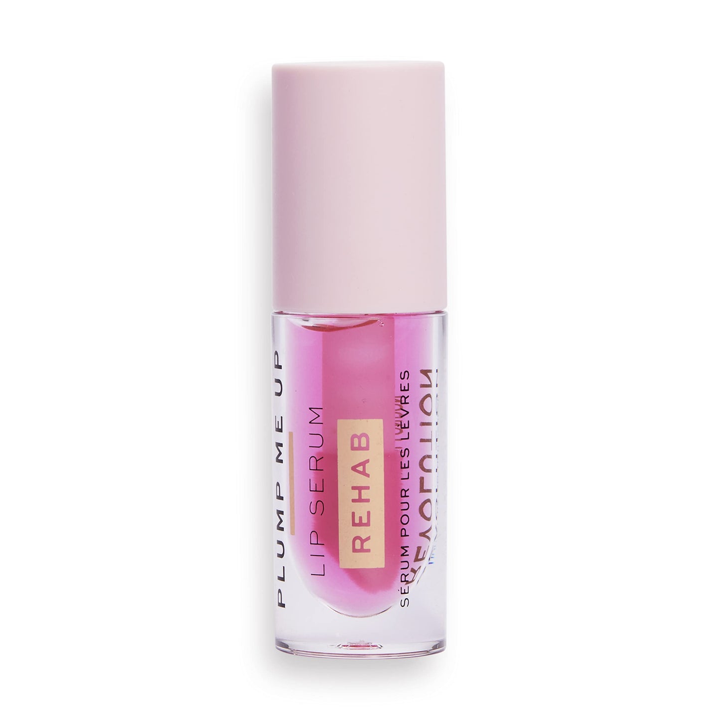 Makeup Revolution Rehab Plump Me Up Lip Serum for Dry and Chapped Lips, Nourish & Hydrate, Coconut Oil, Paraben & Cruelty-Free, Lip Oil Gloss - 4.6 Ml