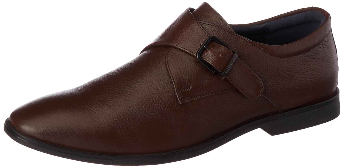 Hush Puppies Men's Aaron Monk E 23 Formal (8554000_Dark Brown_8 UK)