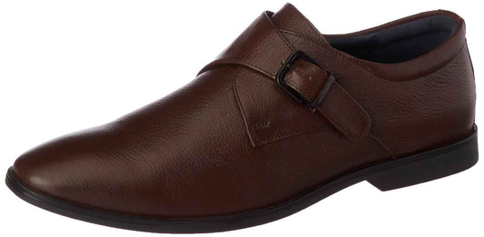 Hush Puppies Men's Aaron Monk E 23 Formal (8554000_Dark Brown_8 UK)